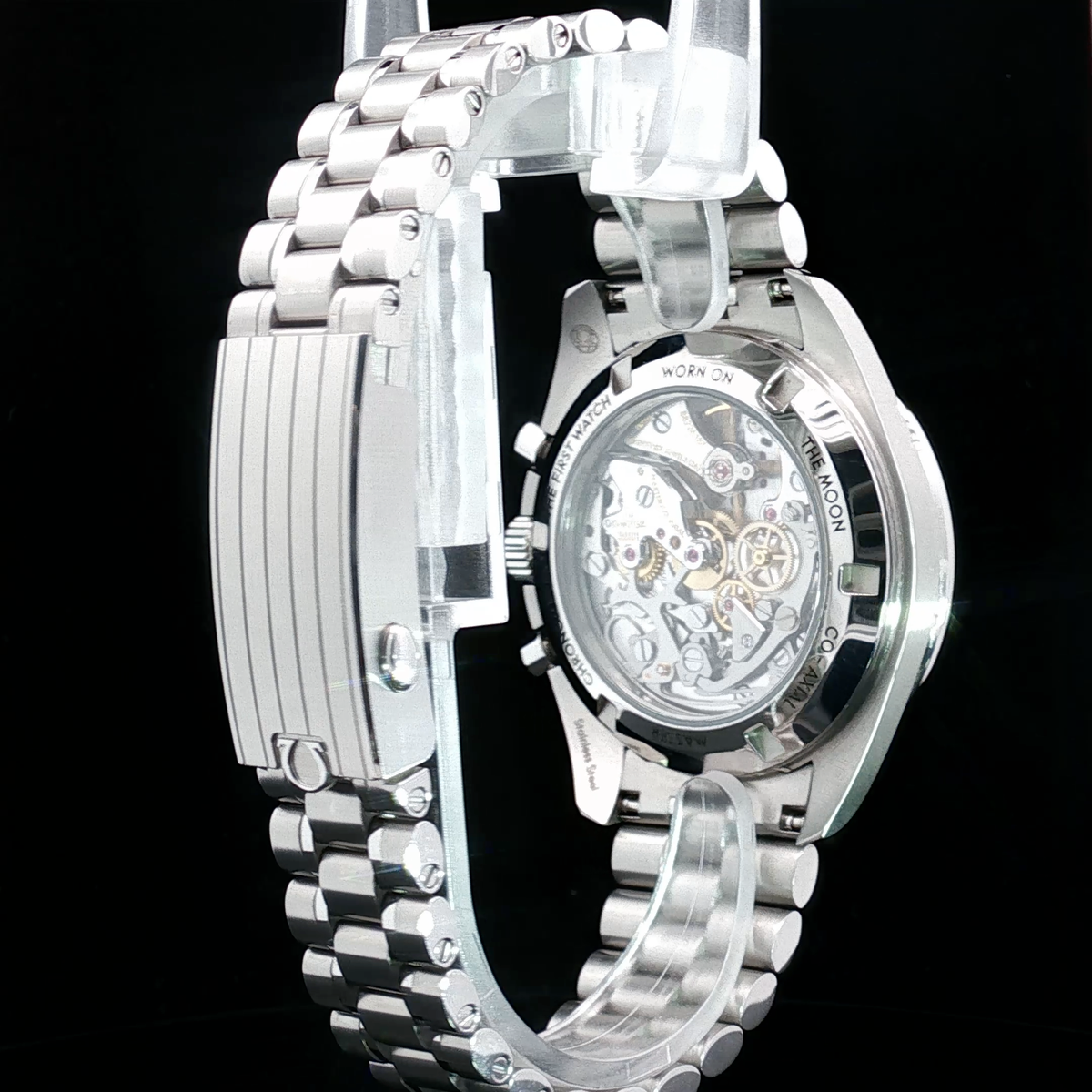 2025 Omega Speedmaster Moonwatch Chronograph 42mm 310.30.42.50.01.002 Stainless Steel Black Dial with Sapphire Crystal