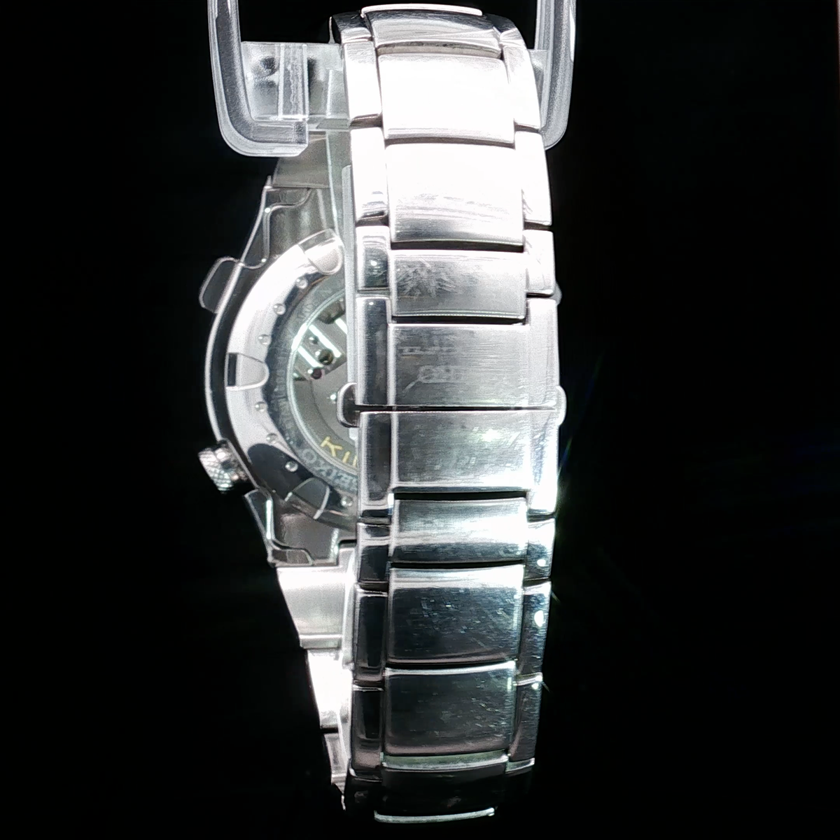 Seiko Sportura SLQ007 - Kinetic Chronograph – 9T82 - Jay Leno Stainless Steel