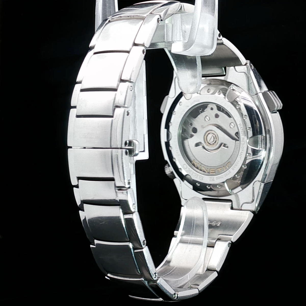 Seiko Sportura SLQ007 - Kinetic Chronograph – 9T82 - Jay Leno Stainless Steel