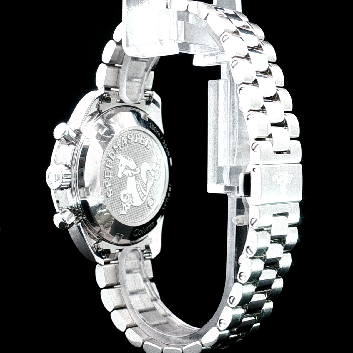 Brand New Speedmaster 38 Black Dial Stainless Steel 38mm 324.30.38.50.01.001