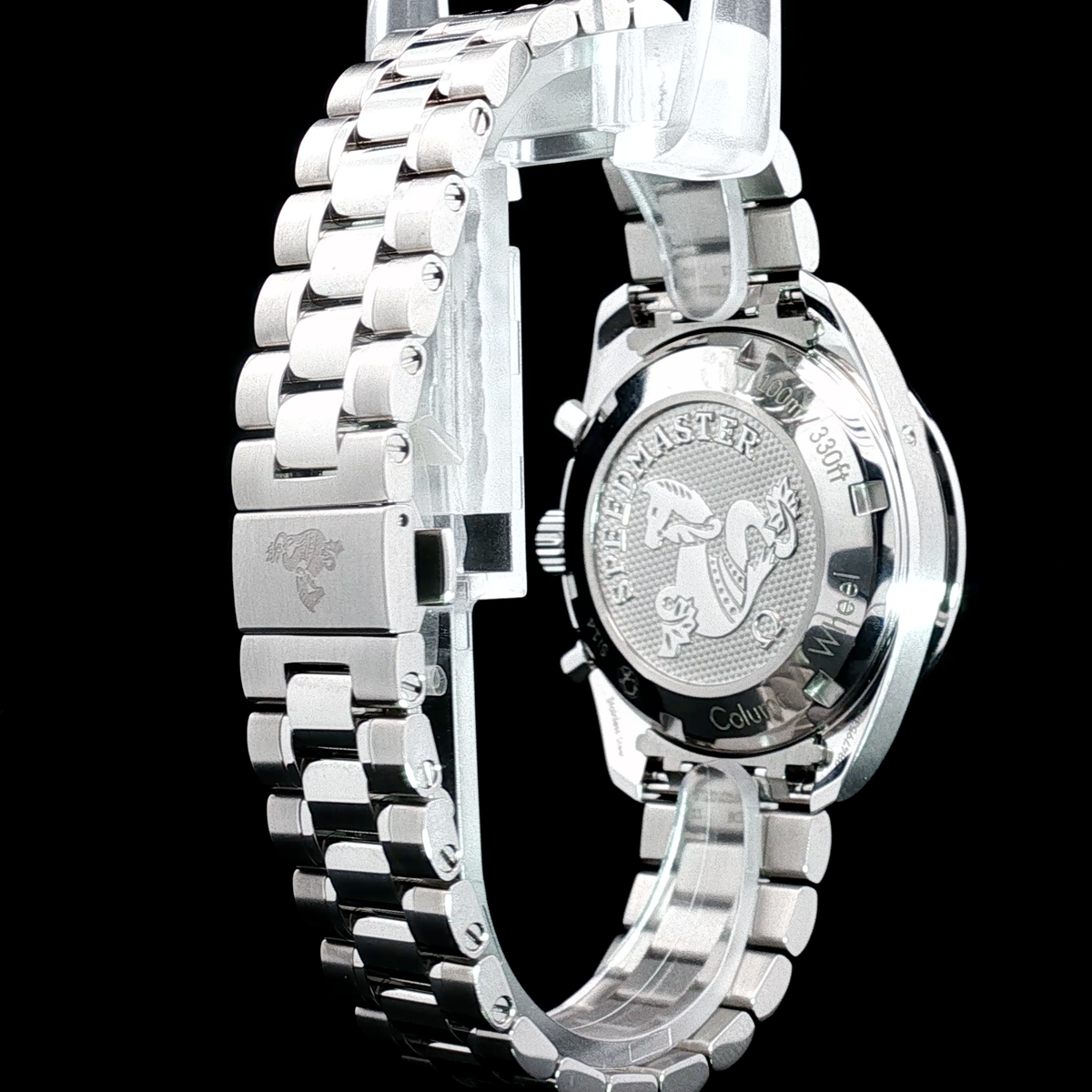 Brand New Speedmaster 38 Black Dial Stainless Steel 38mm 324.30.38.50.01.001