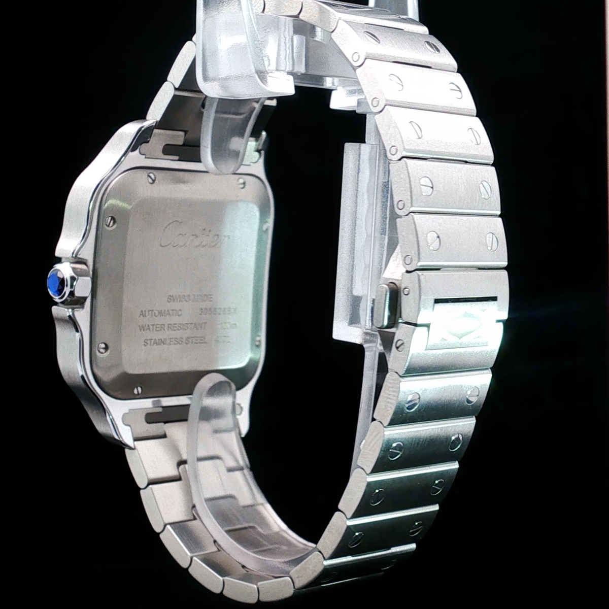 Cartier Santos de Cartier WSSA0018 2021 Condition: Pre-Owned – Excellent - Large White Dial