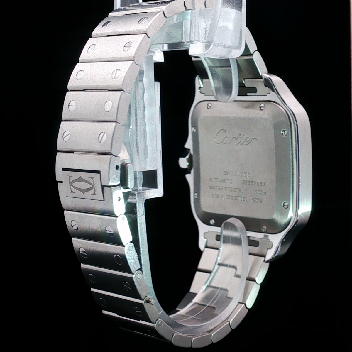 Cartier Santos de Cartier WSSA0018 2021 Condition: Pre-Owned – Excellent - Large White Dial
