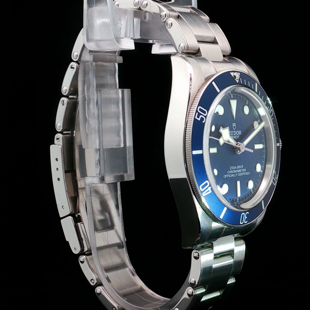 Tudor Black Black Blue - Discontinued - Excellent Preowned 79030B-0001