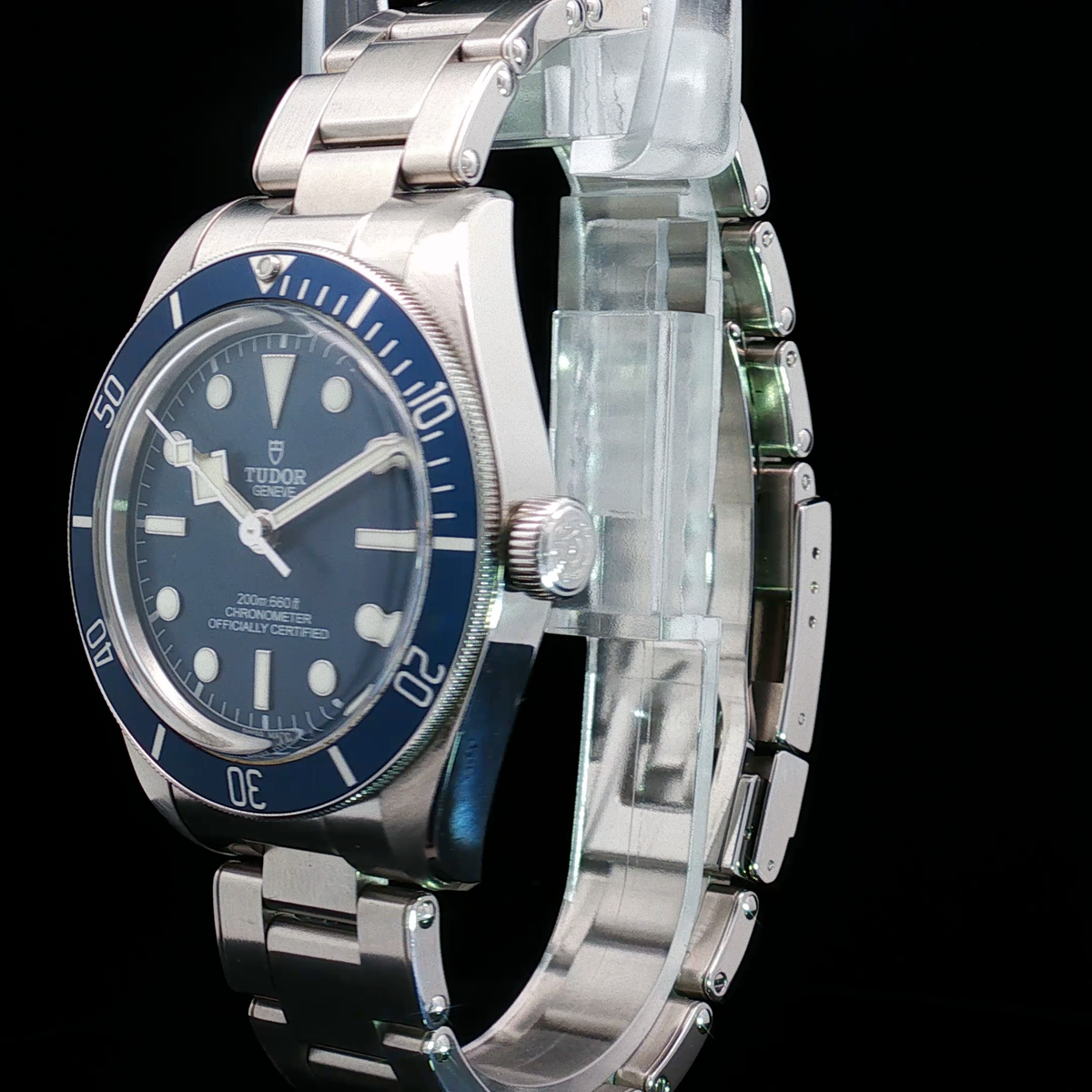 Tudor Black Black Blue - Discontinued - Excellent Preowned 79030B-0001