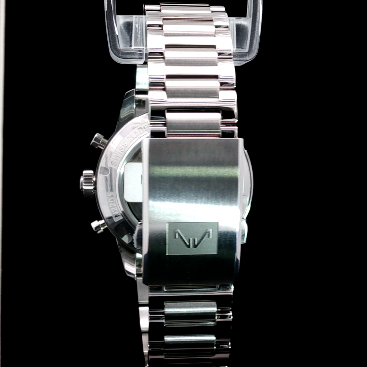 Brand New NORQAIN Freedom Chrono Enjoy Life "Sprinkles" Pink Dial - N2201.19S04.K01