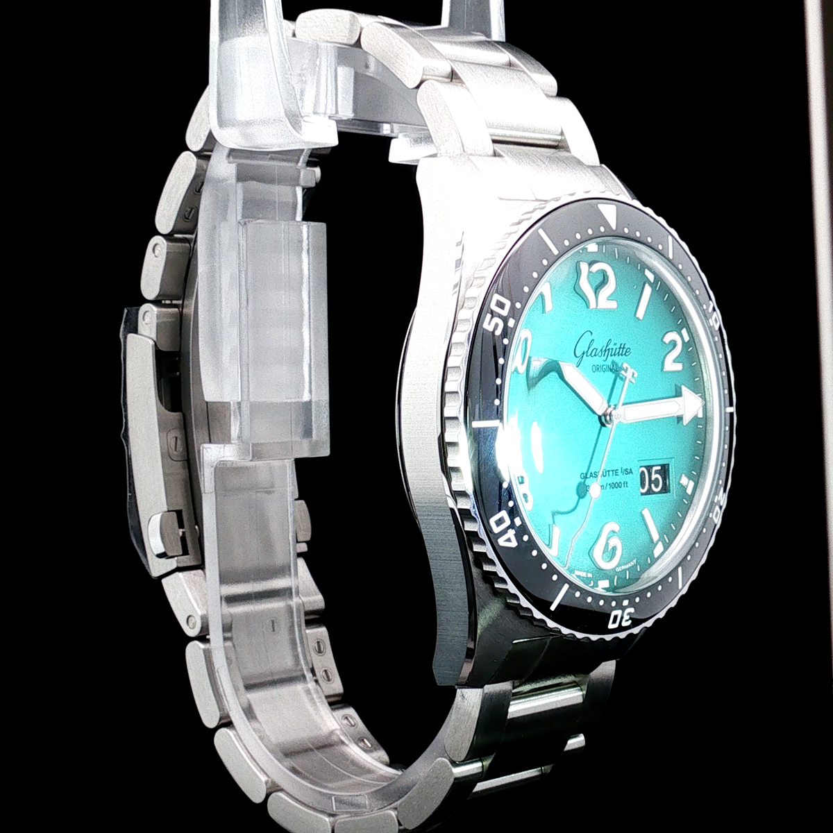 Brand New LIMITED EDITION Glashütte Original SeaQ Panorama Date "Northern Tide" Ref. 1-36-13-08-80-70