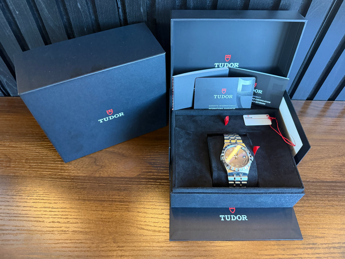 Brand New Tudor Royal 38mm Blue Dial Roman M28500