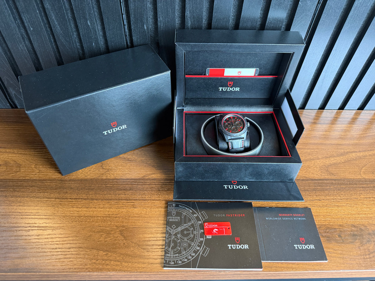 Tudor Fastrider Black Shield Chronograph 42mm Ref. 42000CR Pre-Owned