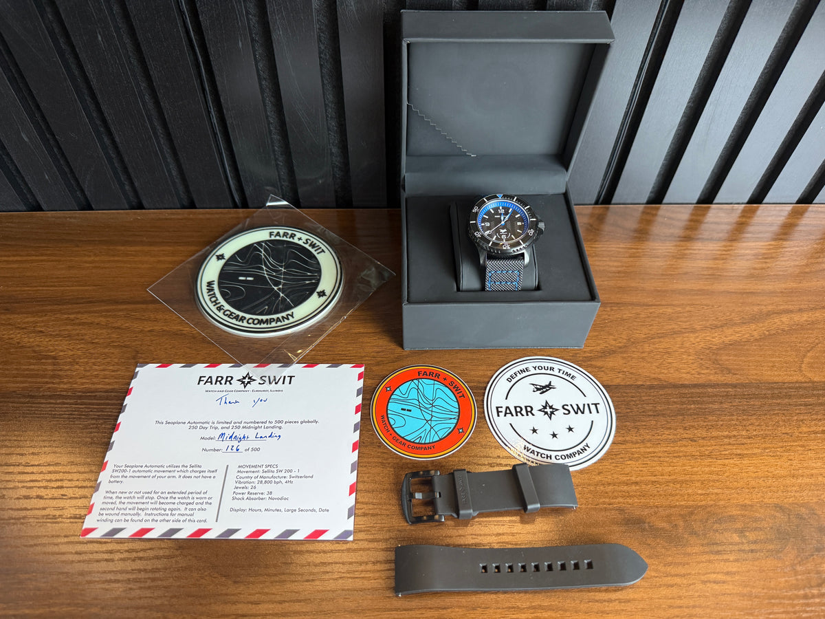 Farr + Swit Seaplane Automatic “Midnight Landing” SPBK-02