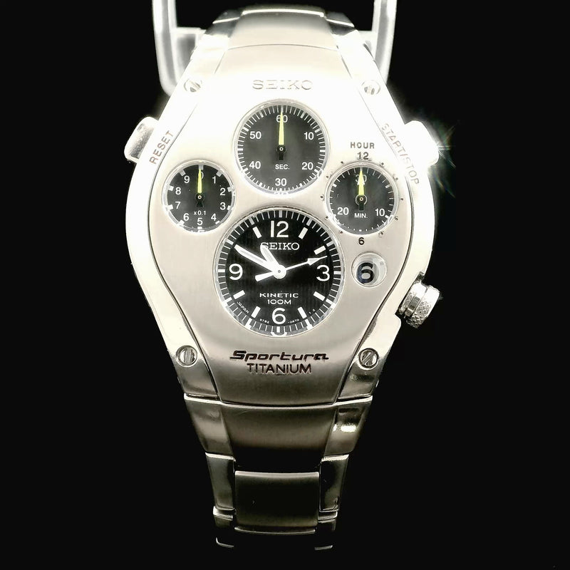 Seiko Sportura - Rare Yellow Hands - Watch Only Other Ref, Jay Leno SLQ011