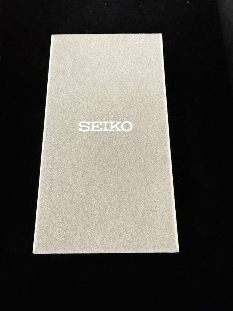 Seiko Metronome Monotone Watch Black - Full Set, Brand New