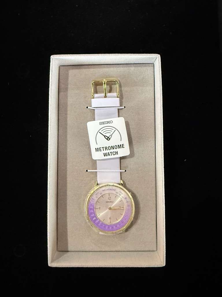 Seiko Metronome Watch SMW003B Casual Line (Purple) - Full Set Brand New