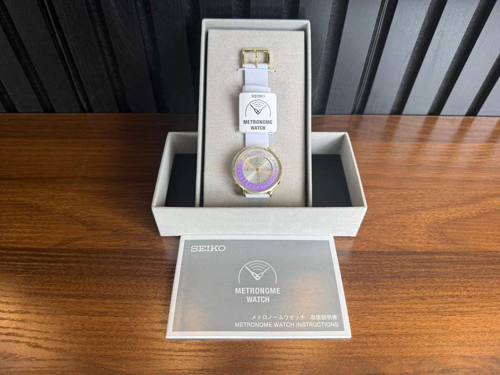 Seiko Metronome Watch SMW003B Casual Line (Purple) - Full Set Brand New - SMW003B