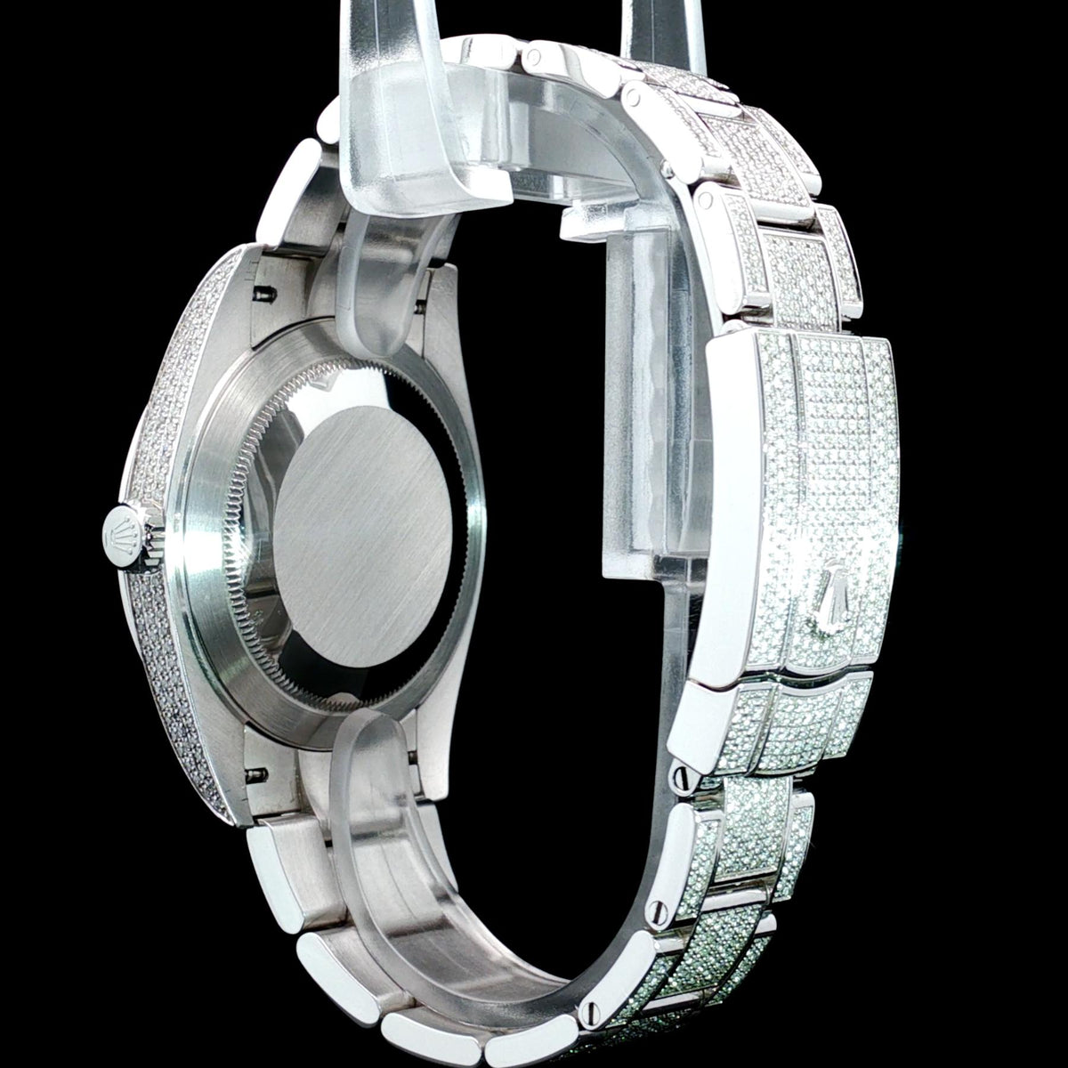 Custom Rolex Datejust 41 “Iced Monopoly Man” Ref. 126300
