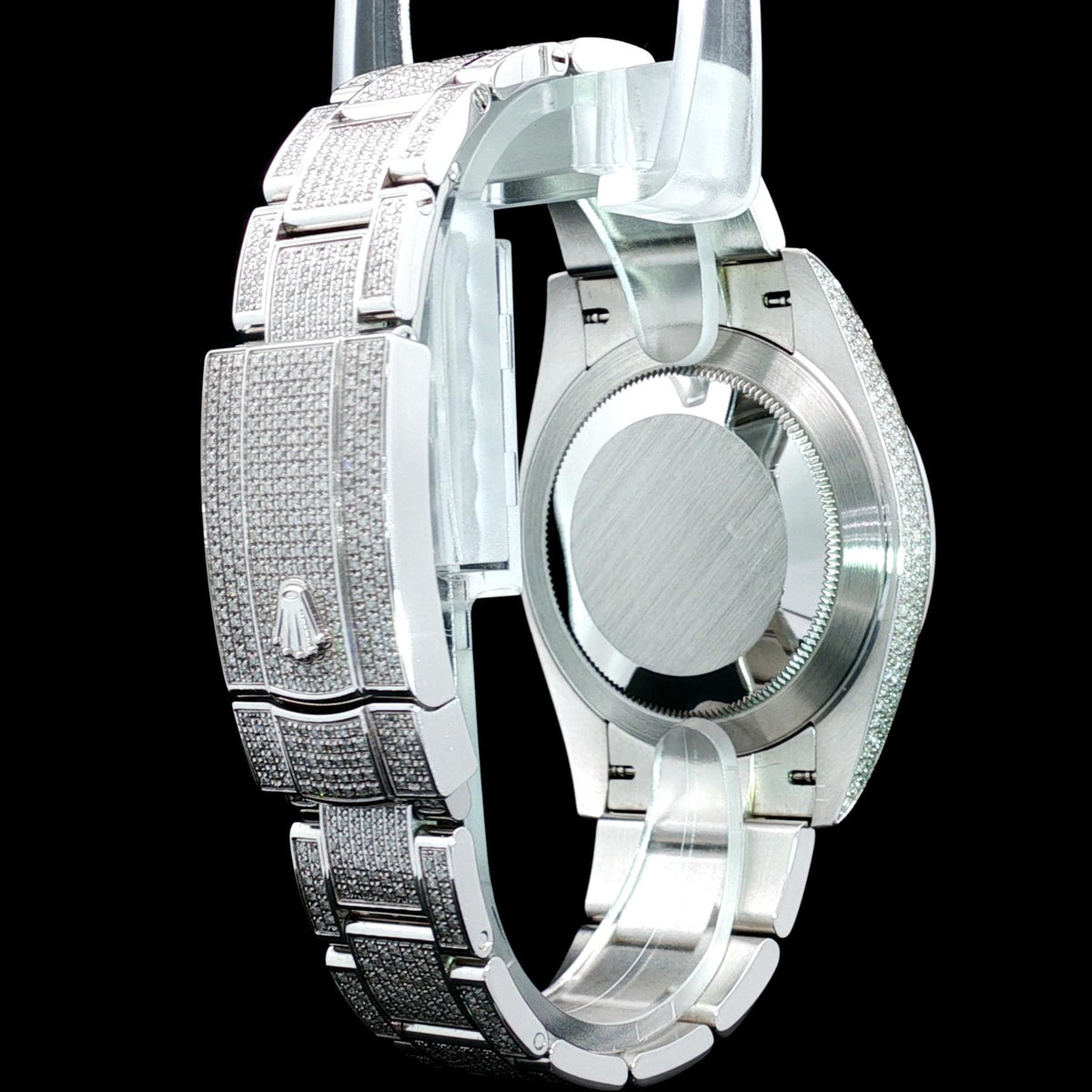Custom Rolex Datejust 41 “Iced Monopoly Man” Ref. 126300