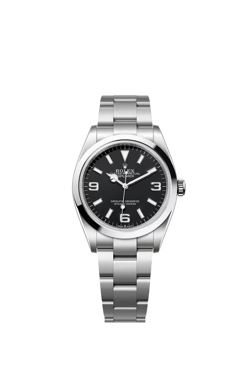 Explorer 36 Oyster, 36 mm, Oystersteel Reference 124270
