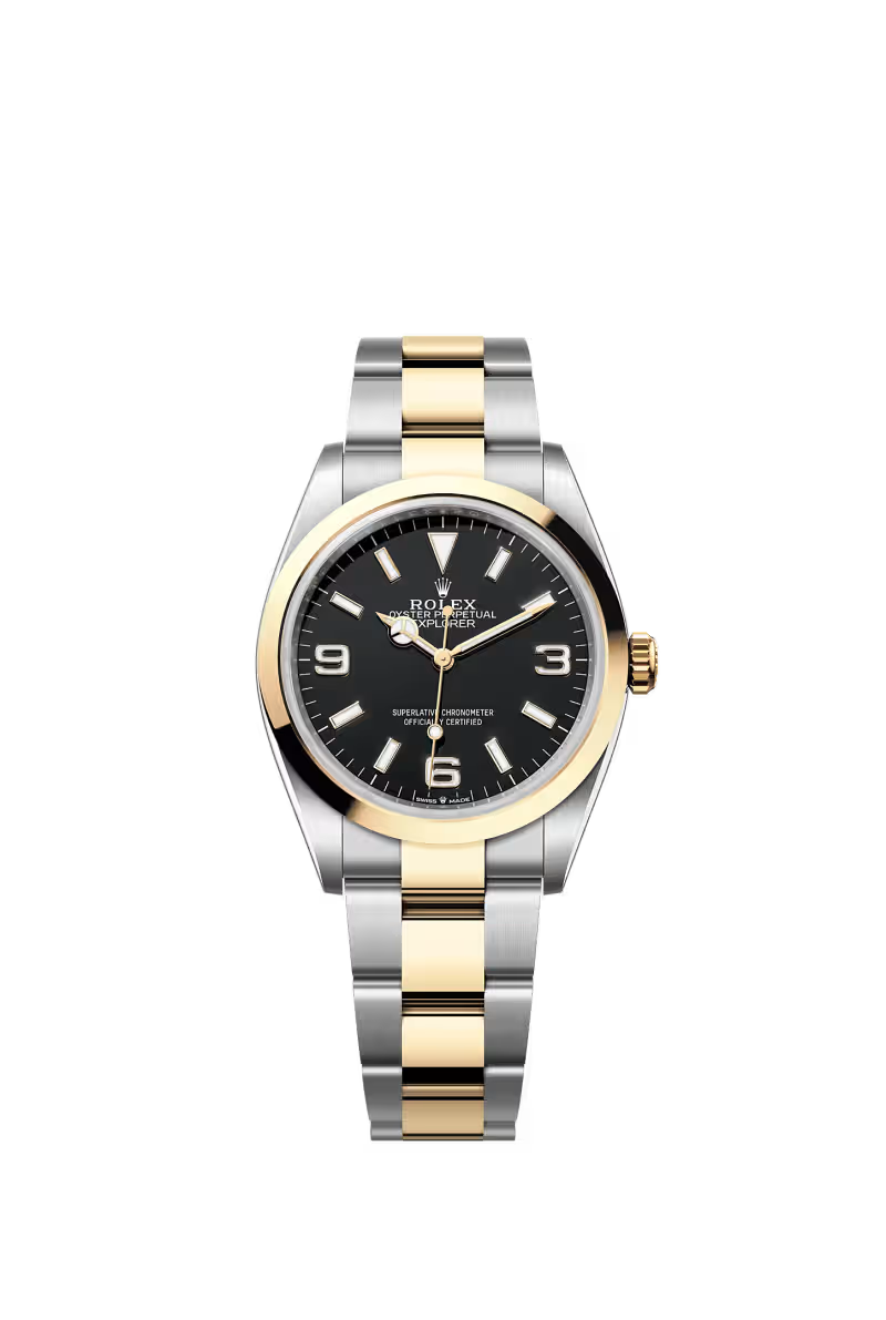 Explorer 36 Oyster, 36 mm, Oystersteel and yellow gold Reference 124273