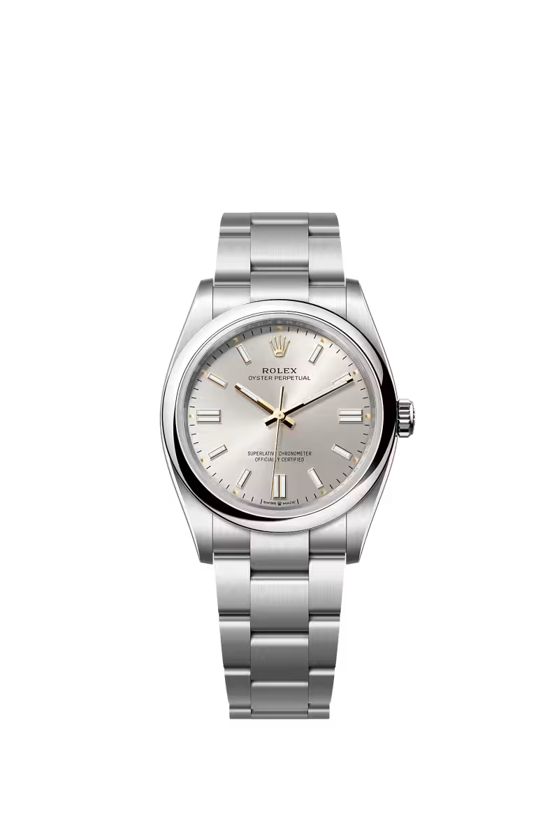 Oyster Perpetual 36 Oyster, 36 mm, Oystersteel Reference 126000 - Dial Silver