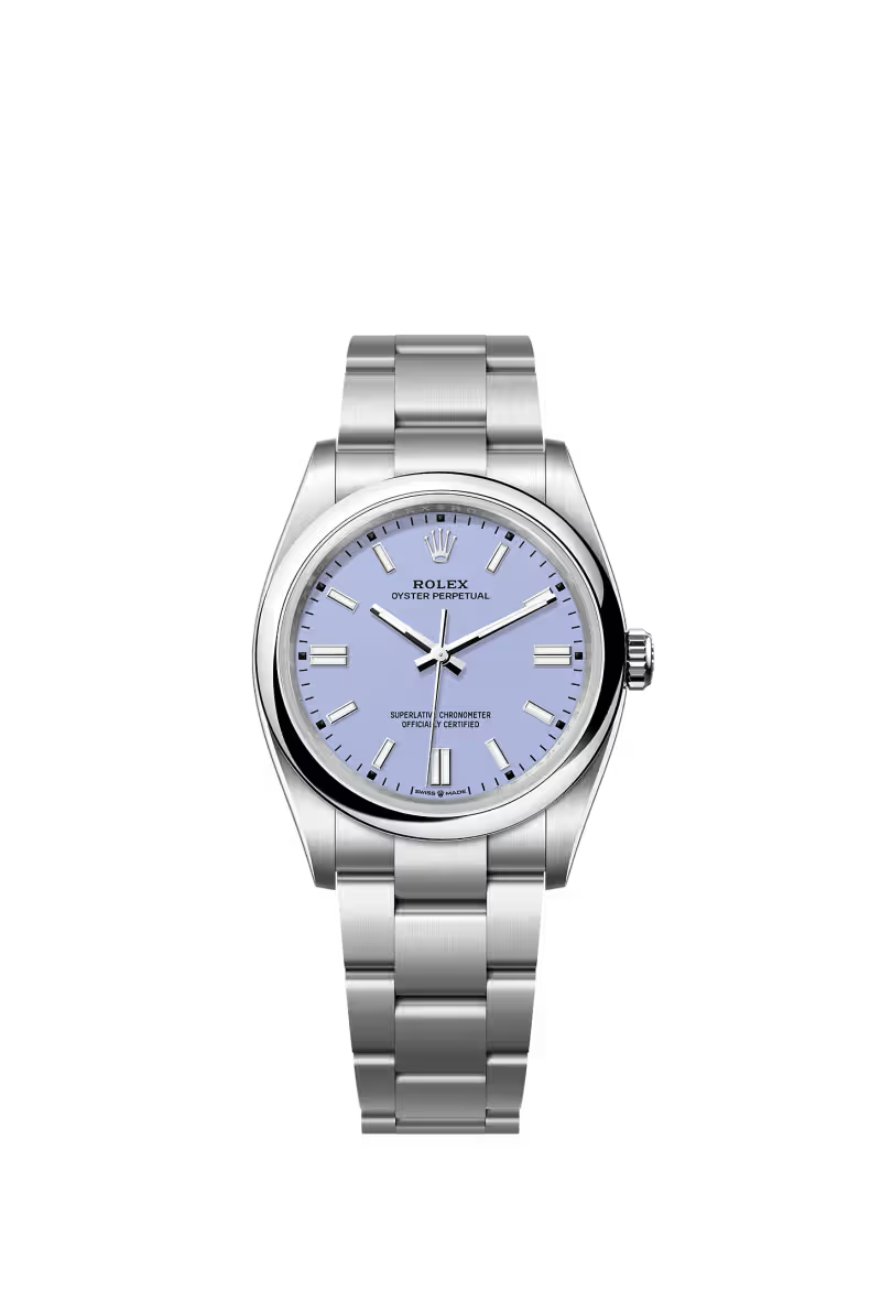 Oyster Perpetual 36 Oyster, 36 mm, Oystersteel Reference 126000 - Dial Lavender
