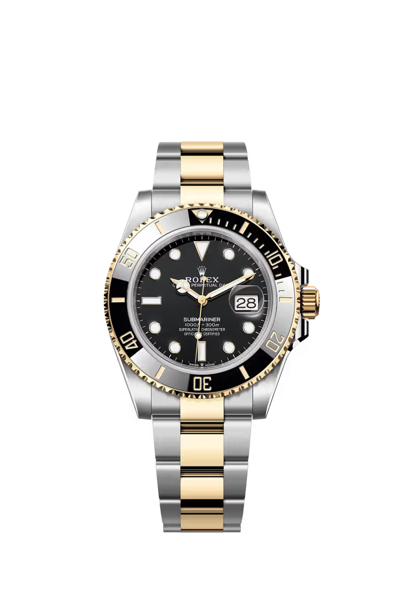 Submariner Date Oyster, 41 mm, Oystersteel and yellow gold Reference 126613LN
