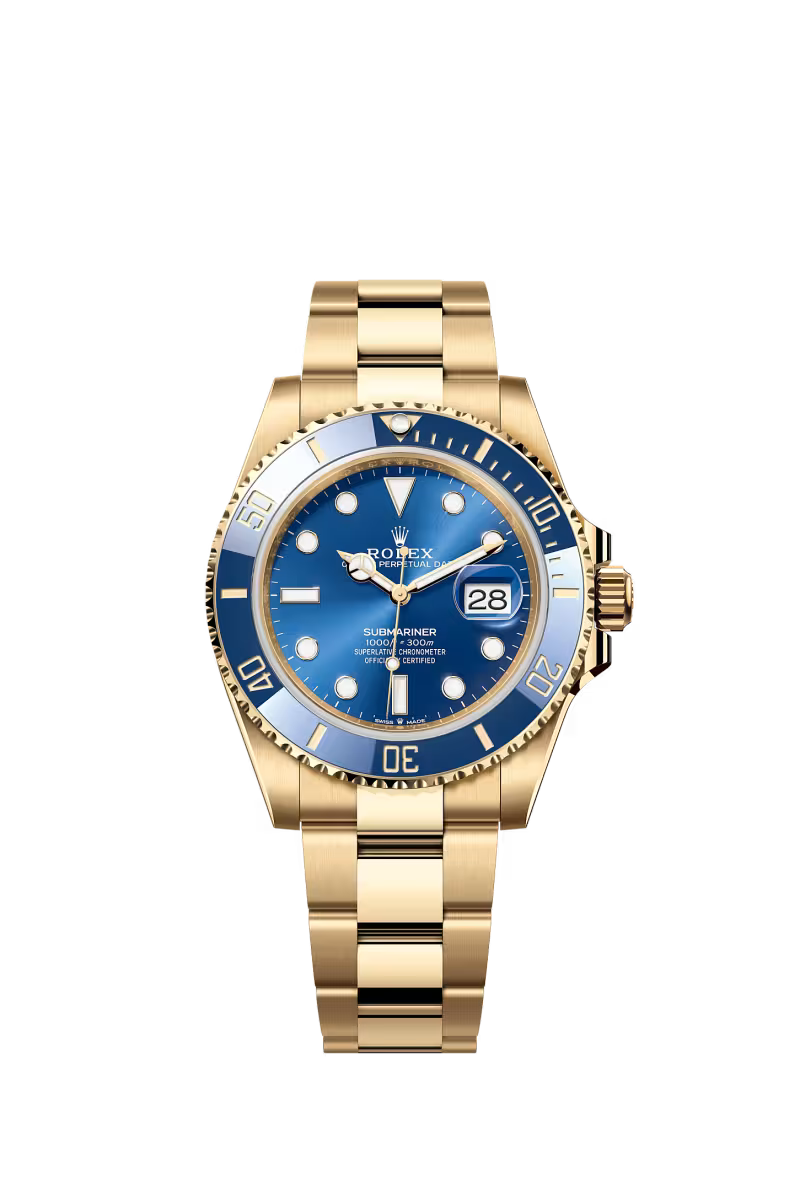Submariner Date Oyster, 41 mm, yellow gold Reference 126618LB