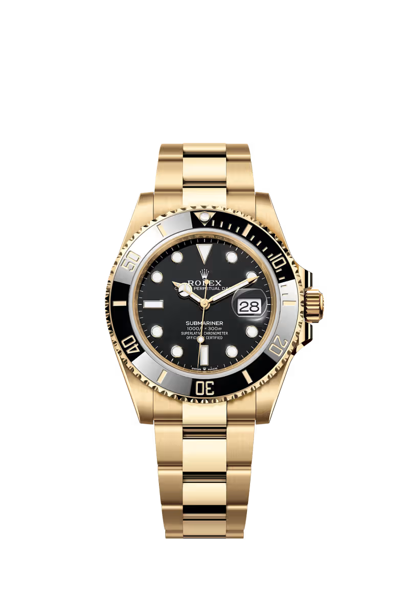 Submariner Date Oyster, 41 mm, yellow gold Reference 126618LN