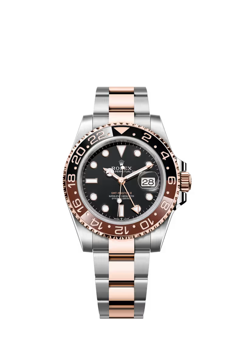 GMT-Master II Oyster, 40 mm, Oystersteel and Everose gold Reference 126711CHNR