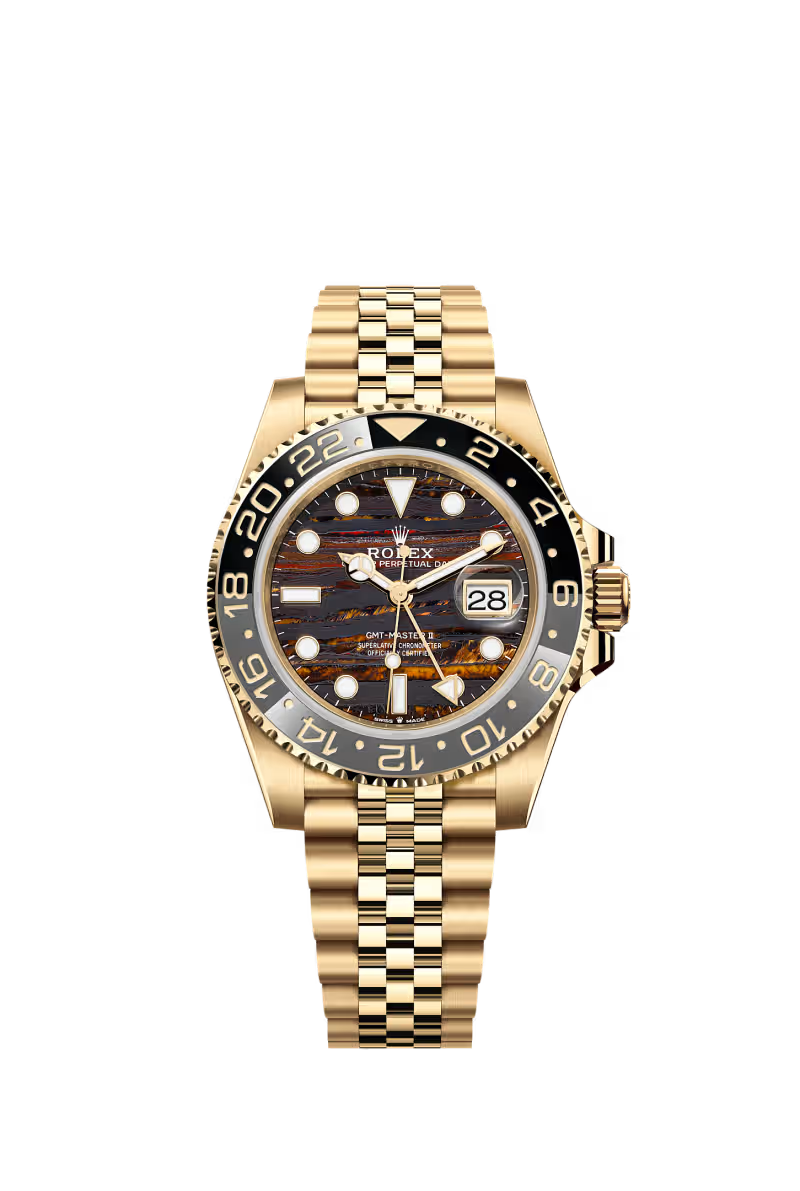 GMT-Master II Oyster, 40 mm, yellow gold Reference 126718GRNR