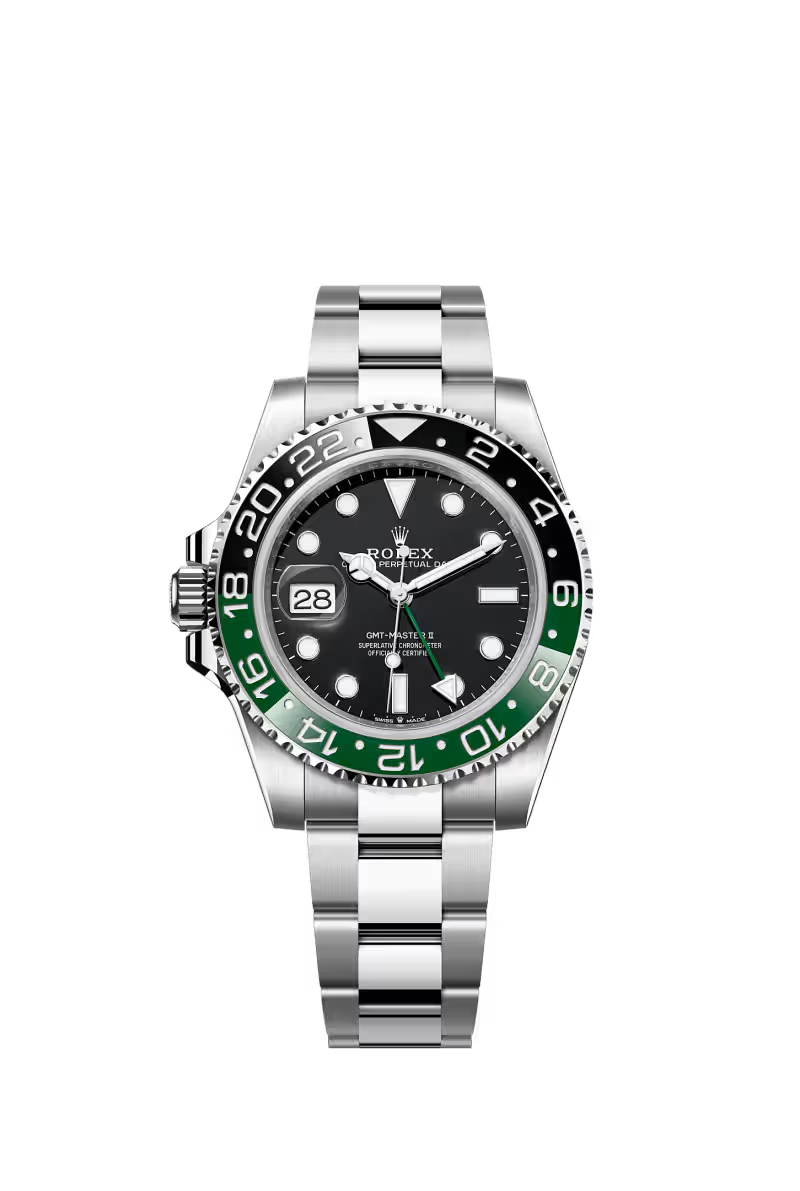 GMT-Master II Oyster, 40 mm, Oystersteel Reference 126720VTNR - Bracelet Oyster, three-piece solid links