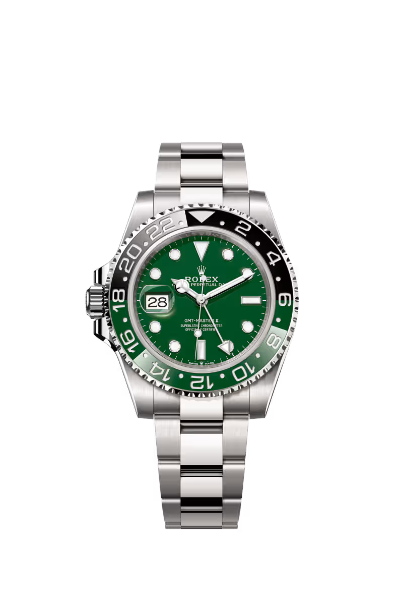 GMT-Master II Oyster, 40 mm, white gold Reference 126729VTNR