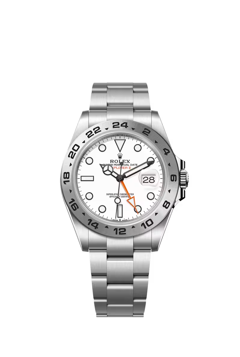 Explorer II Oyster, 42 mm, Oystersteel Reference 226570 - Dial White