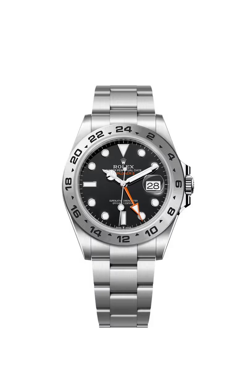 Explorer II Oyster, 42 mm, Oystersteel Reference 226570 - Dial Black