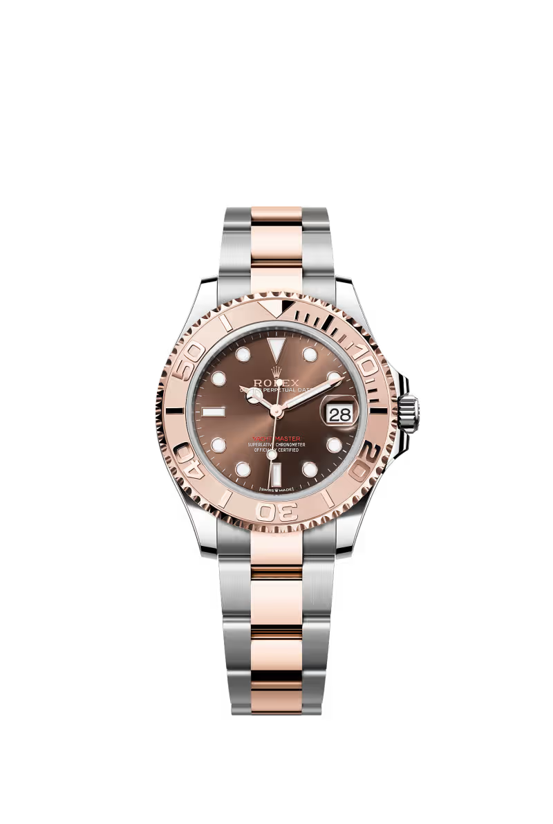 Yacht-Master 37 Oyster, 37 mm, Oystersteel and Everose gold Reference 268621 - Dial Chocolate