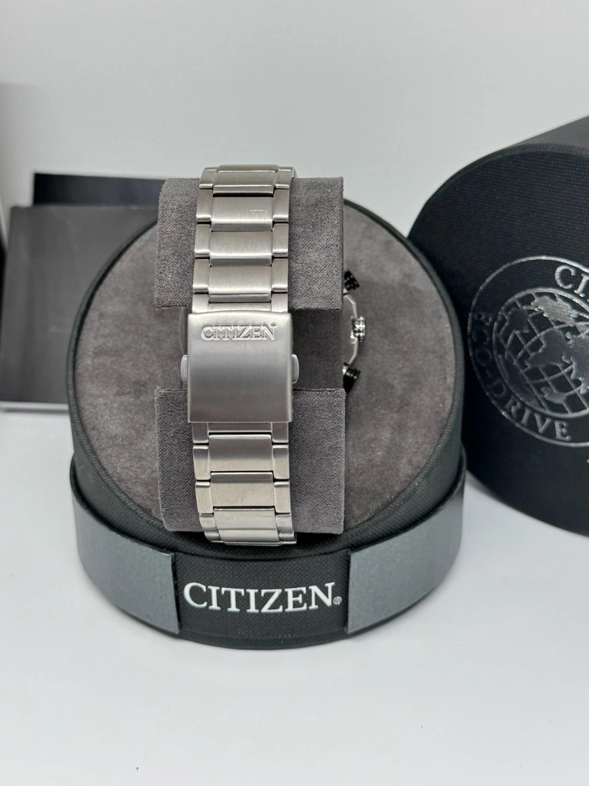 Citizen Eco-Drive Chronograph CA4240-82L – Super Titanium – Blue Dial – B & P