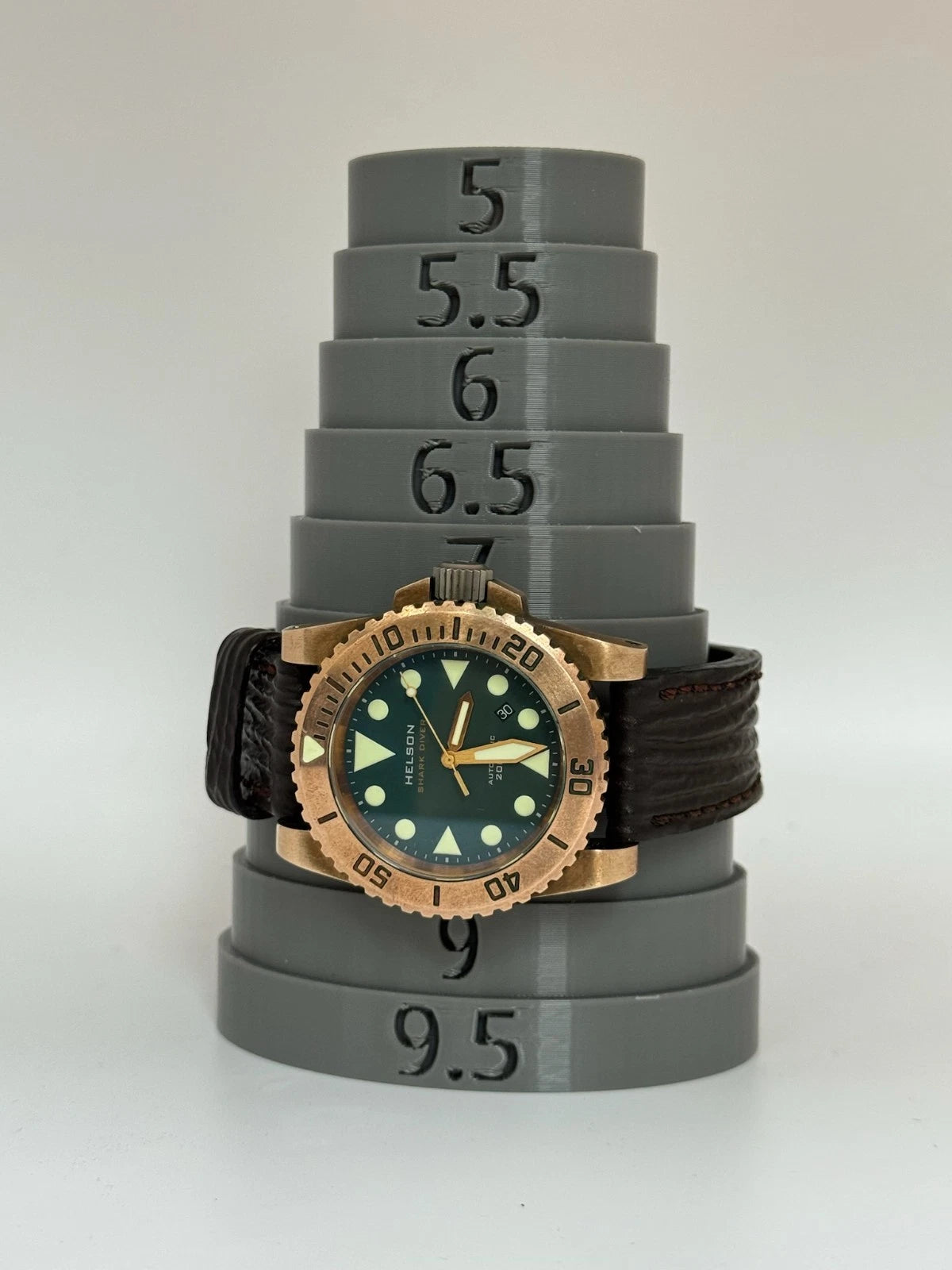 Helson Shark Diver Bronze 2000M – Green Dial (RARE)