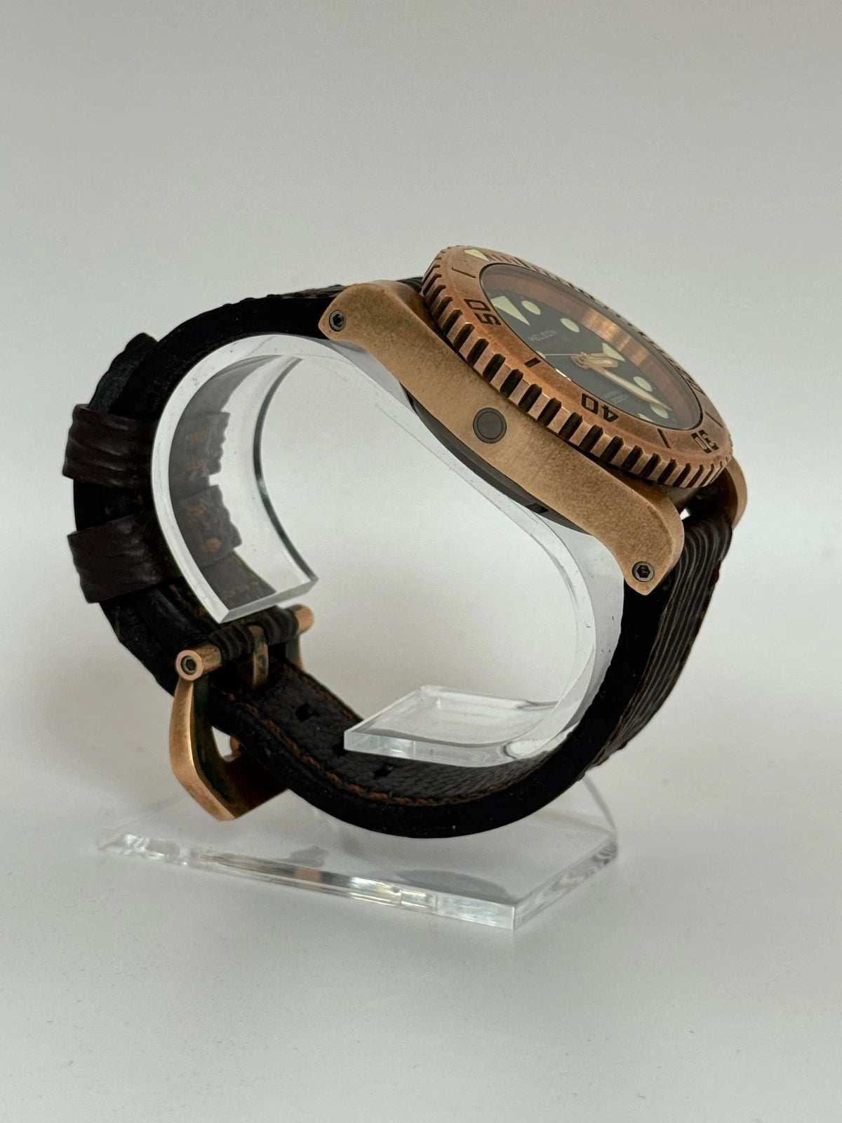 Helson Shark Diver Bronze 2000M – Green Dial (RARE)