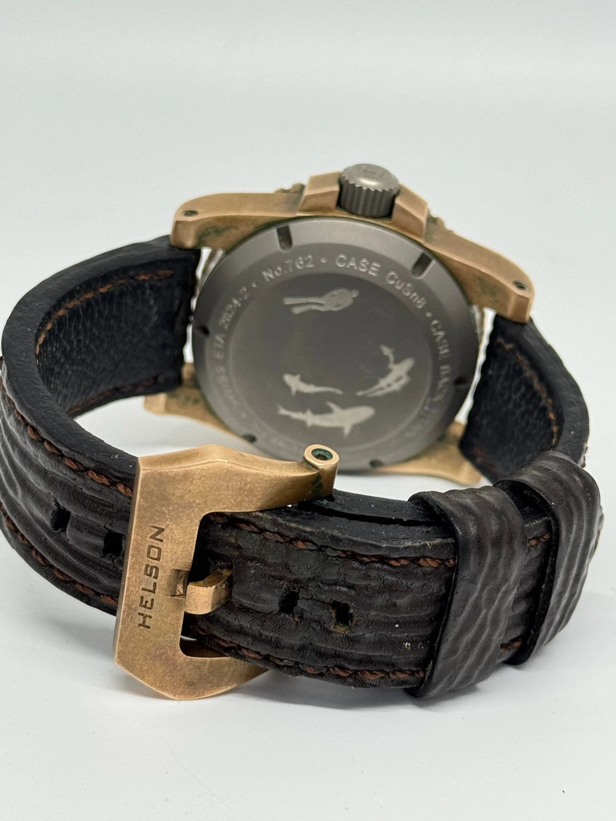 Helson Shark Diver Bronze 2000M – Green Dial (RARE)
