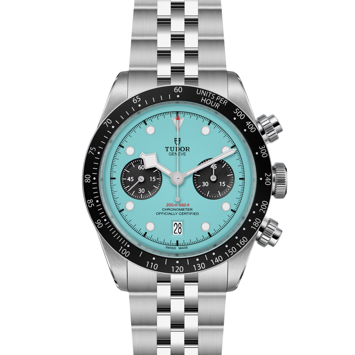 Black Bay Chrono Manufacture Calibre MT5813 41mm steel case Turquoise dial m79360n-0024