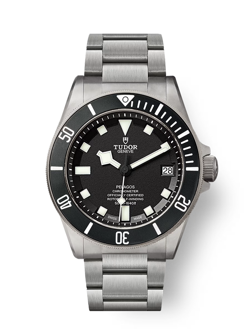 Pelagos Manufacture Calibre MT5612 Ceramic matt black disc Titanium bracelet m25600tn-0001