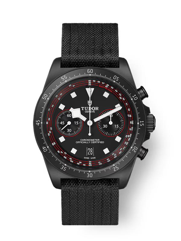 Pelagos FXD Chrono Manufacture Calibre MT5813 43mm black carbon composite case Black fabric strap  M25827KN-0001