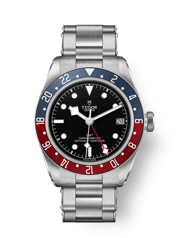 Black Bay GMT Manufacture Calibre MT5652 41mm steel case Rivet steel bracelet m79830rb-0001