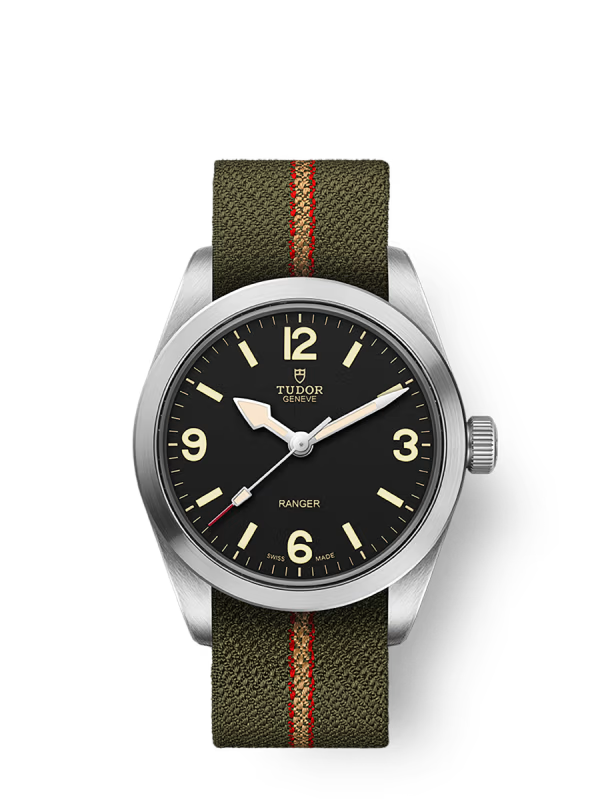 Ranger 36mm steel case Black domed dial M79930-0003